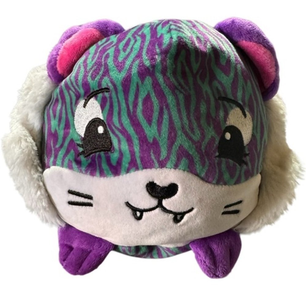 PIKMI POPS Surprise "7‎ Jungle Tiger Purple Teal Plush Series 3 Moose Toys 2017